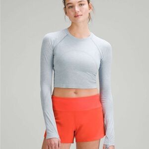 lululemon athletica Swiftly Tech Long Sleeve Cropped Shirt 4